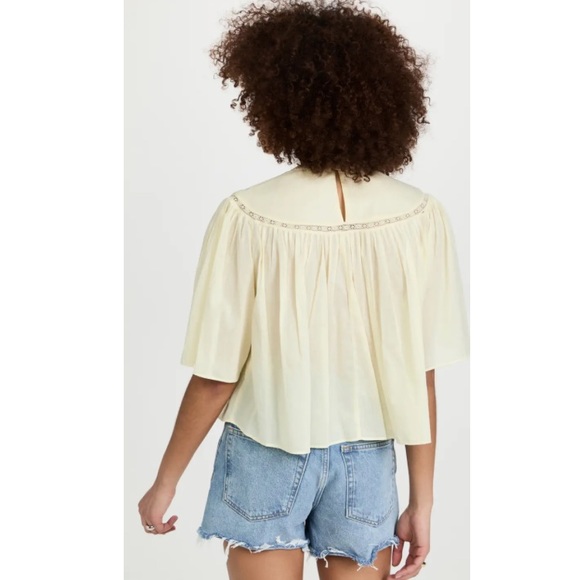 Rebecca Taylor Short Sleeve Applique Top - Picture 3 of 13